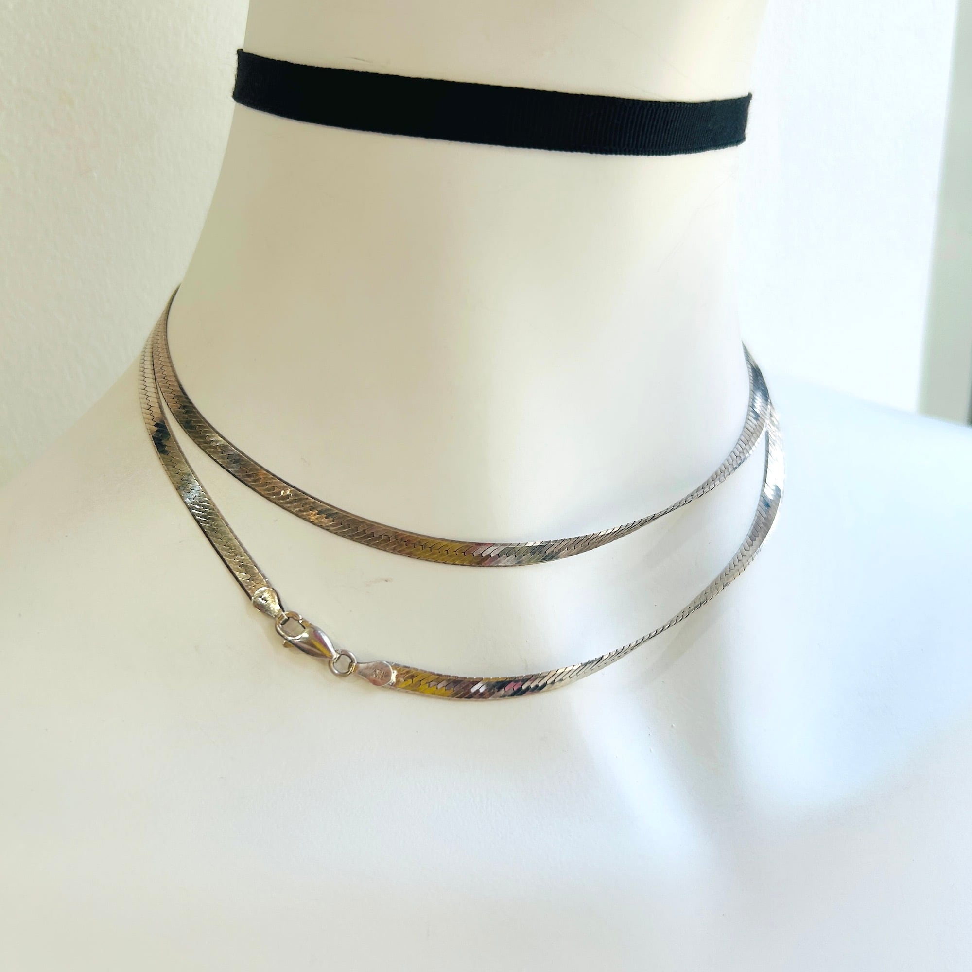 D*X様 14K ITALY ヘリンボーン ネックレス Italy シルバー925 ヘリンボーン LONGネックレス（76.5cm） | Milo