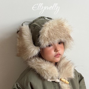 【2点送料無料】«予約»«elly molly» ファーケープ