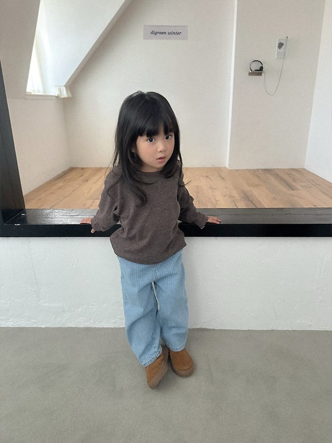 〖取寄〗韓国子供服 / 26winter / Digreen / レタリングT / キッズ / 冬服 *S~2XL*