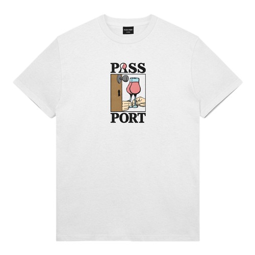 PASS PORT / WHAT U THINK U SAW TEE WHITE