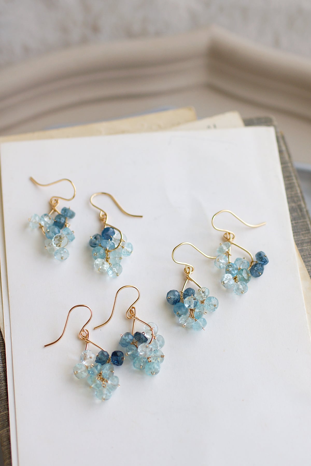 サンタマリアアクアマリンのピアス | Ruan aree │ 心に潤いを。天然石