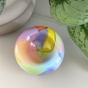 Maria Ida Designs "Glass Blown Multi-Colour Nest Bowl"