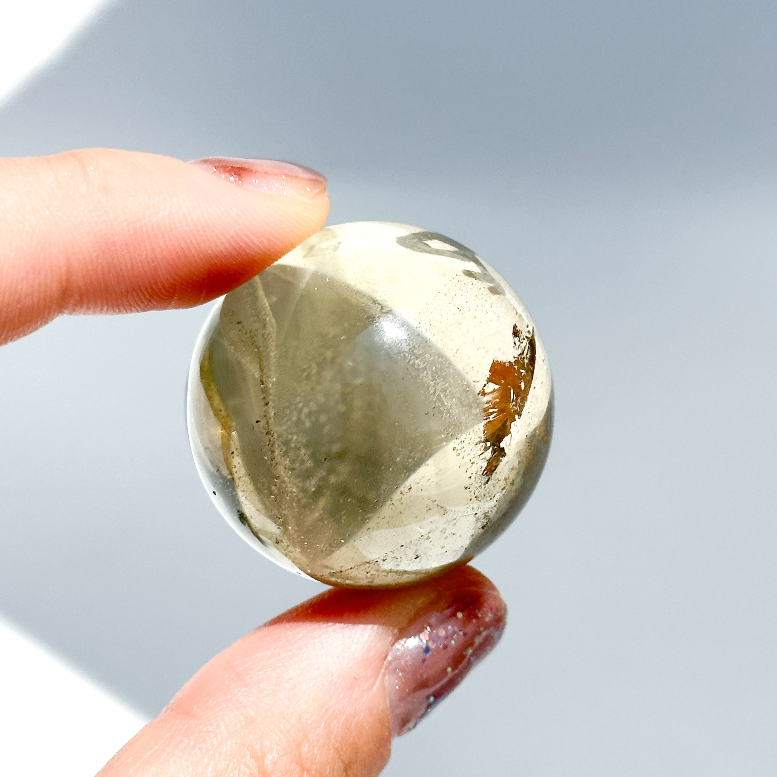 シトリン（黄水晶） スフィア31◇ Citrine ◇ 天然石・鉱物