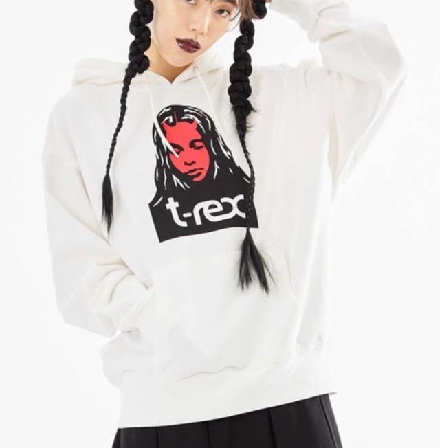 X-girl ×T-REX コラボ　スエットフーディ