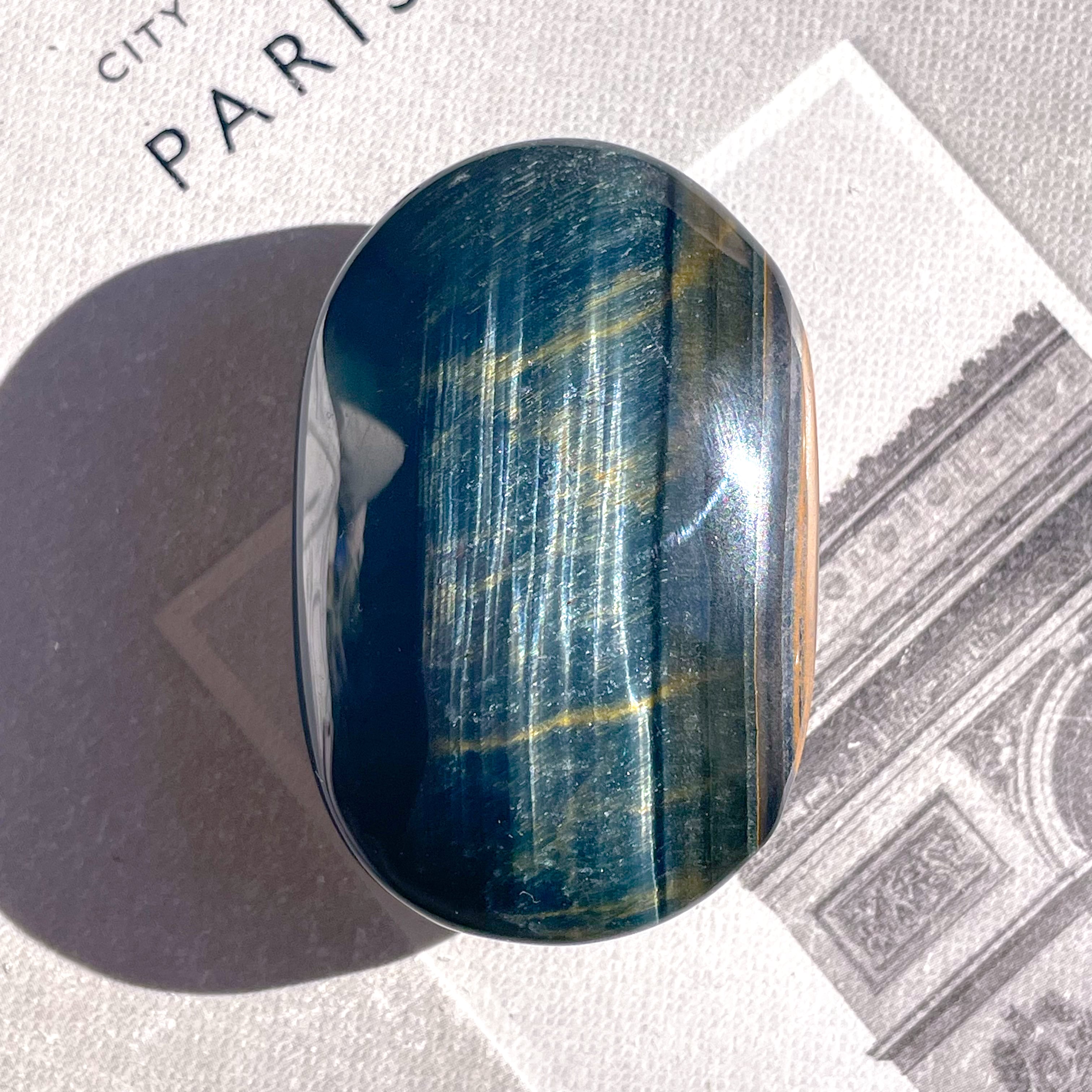 Blue Tiger's Eye 2 ✧ ブルータイガーアイ | FLUXY - 天然石と鉱物の