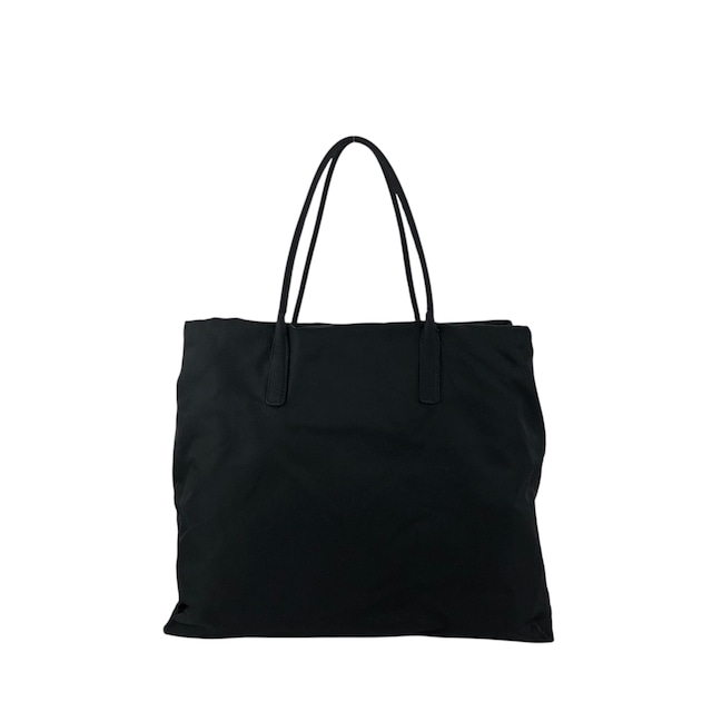 PRADA プラダ ハンドバッグ ブラック トライアングルロゴ ナイロン トートバッグ vintage ヴィンテージ オールド 6skxyh