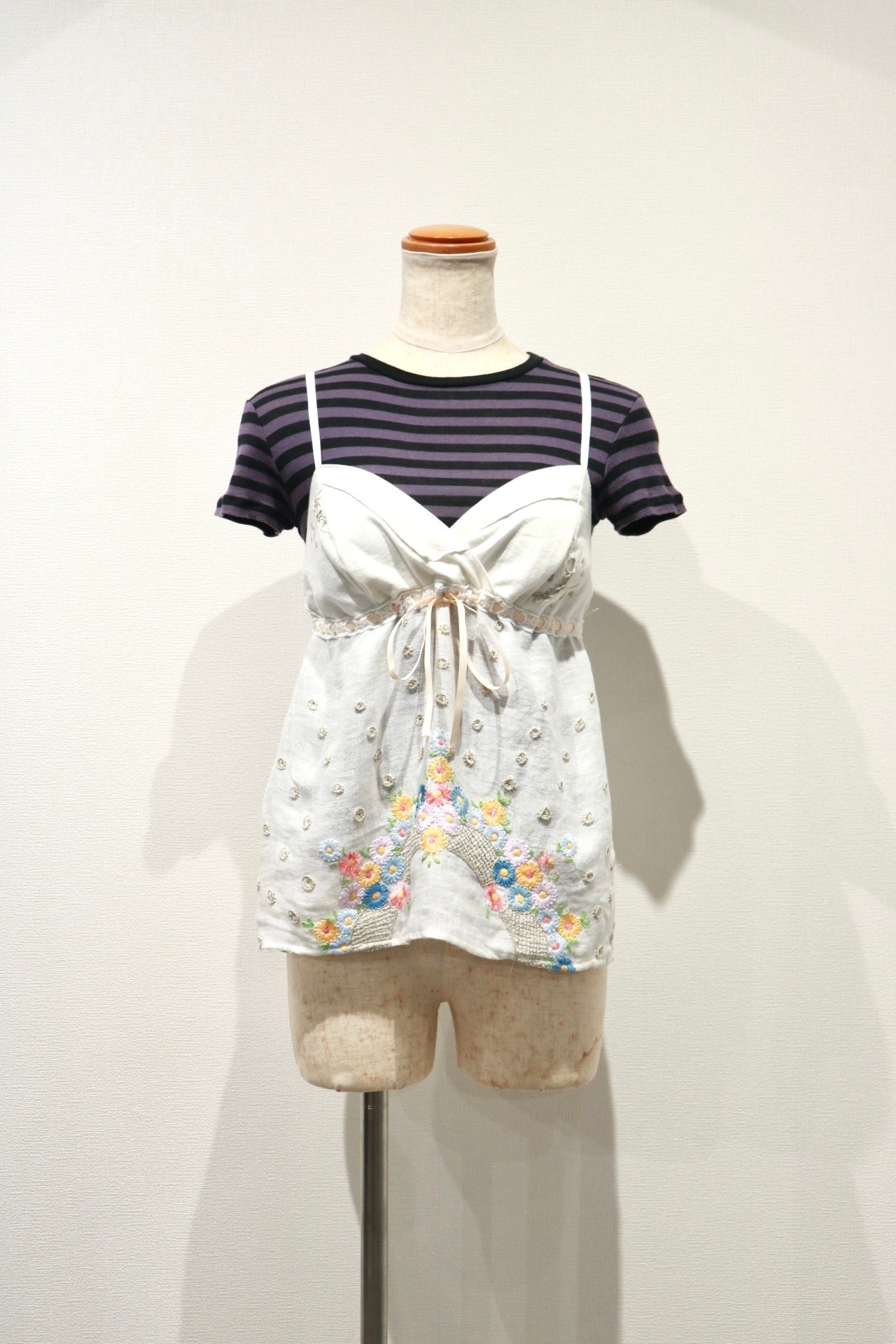 Vintage fabric remake cami top
