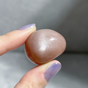ピーチサン&ムーンストーン タンブル02◇Peach Sun & Moon Stone ◇ 天然石・鉱物・パワーストーン