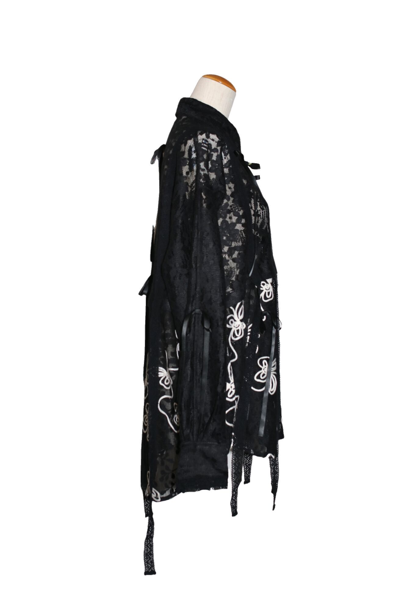 25SS】rurumu: lace detachable shirts (BLACK) rrm25SS-SH01 | IAAAM