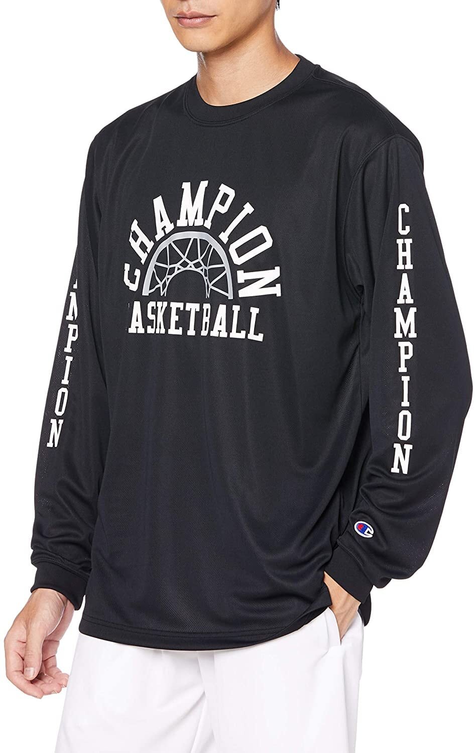 バスケ】（チャンピオン・Champion）プラクティスロングTシャツ