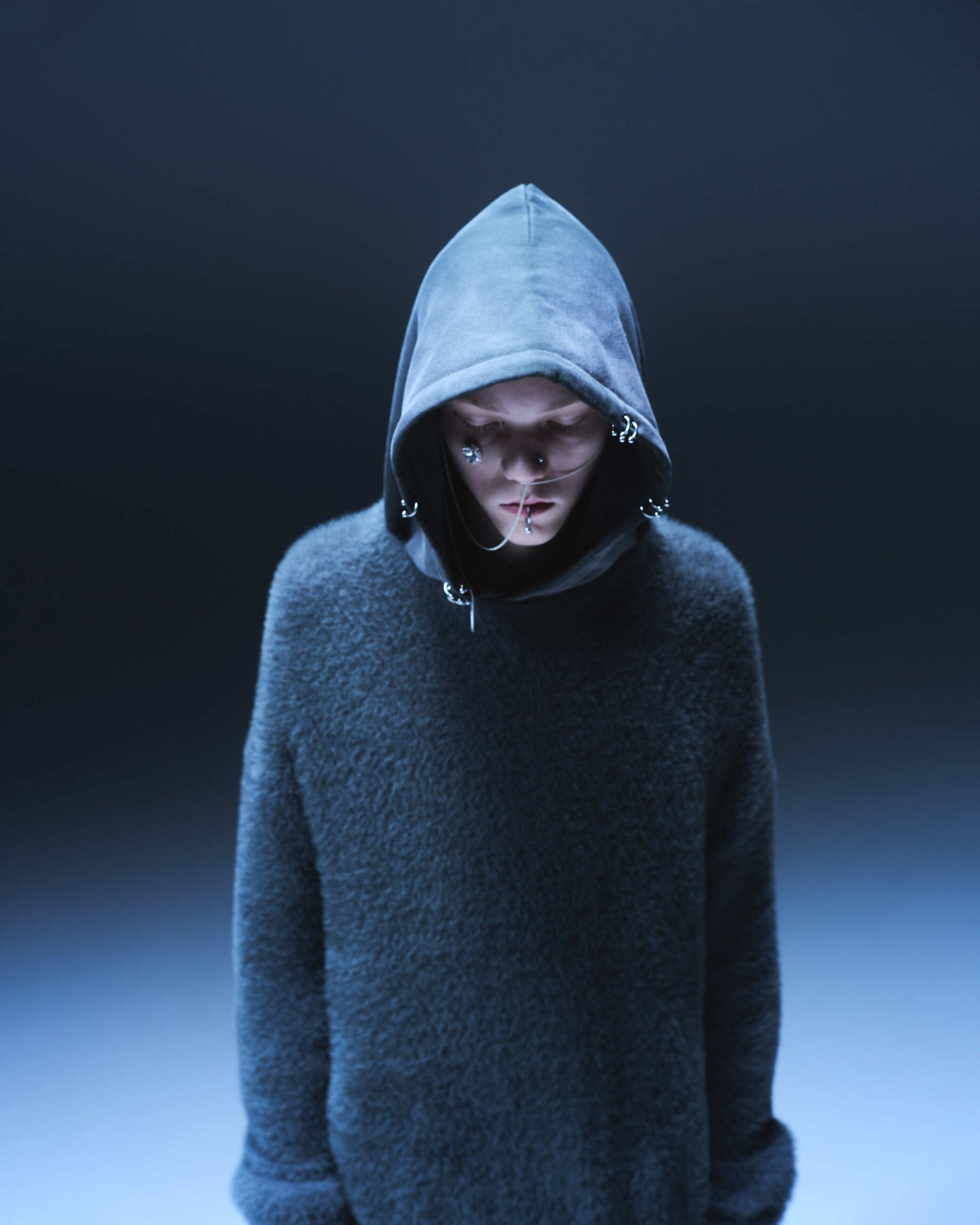 TTTMSW TTT LOGO zipup hoodie (GREEN)