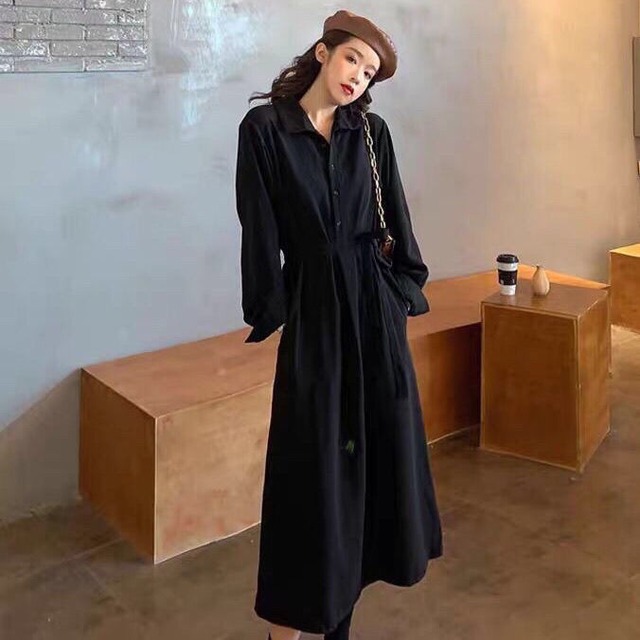 【ワンピース】大きいサイズ ワンピース レディース 秋 おしゃれ きれいめ 可愛い シャツ ワンピース 春 秋 冬 20代 30代 40代 50代 卒業式 入学式 卒園式 入園式 謝恩会 同窓会 成人式 婚活 顔合わせ 七五三 お宮参り 大人 可愛い  カジュアル ブラック 黒 ブラウン 茶色 M L XL 2XL