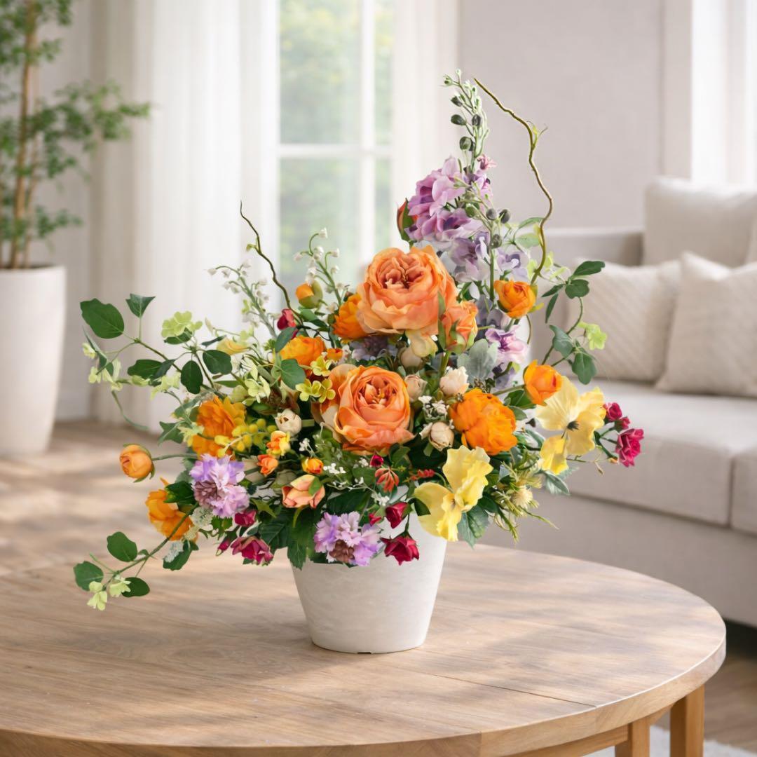 フラワーアレンジメントＦ blue × white で、クールにカッコよく♪ #花 #flower #flowers
