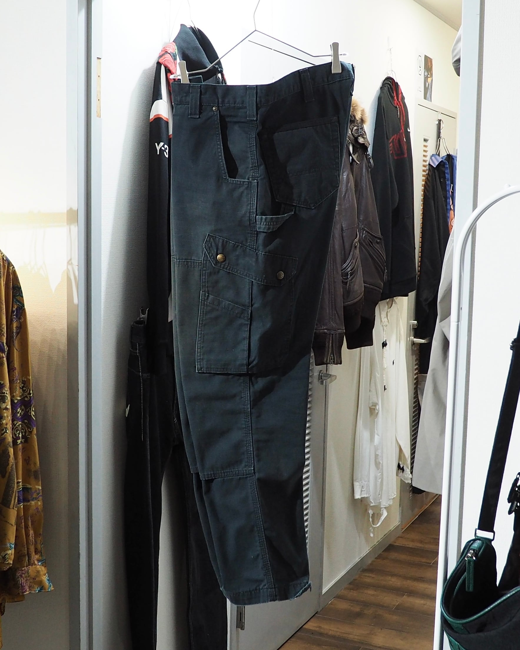 ” Carhartt - 襤褸 ” Beautiful Fade Aging × Damage vintage wide Painter pants