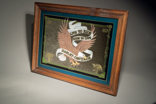 Official Harley Davidson Vintage Mirror Sign