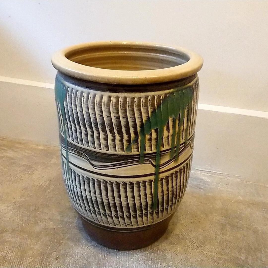 小鹿田焼 大甕/傘立て 伝統工芸 民藝