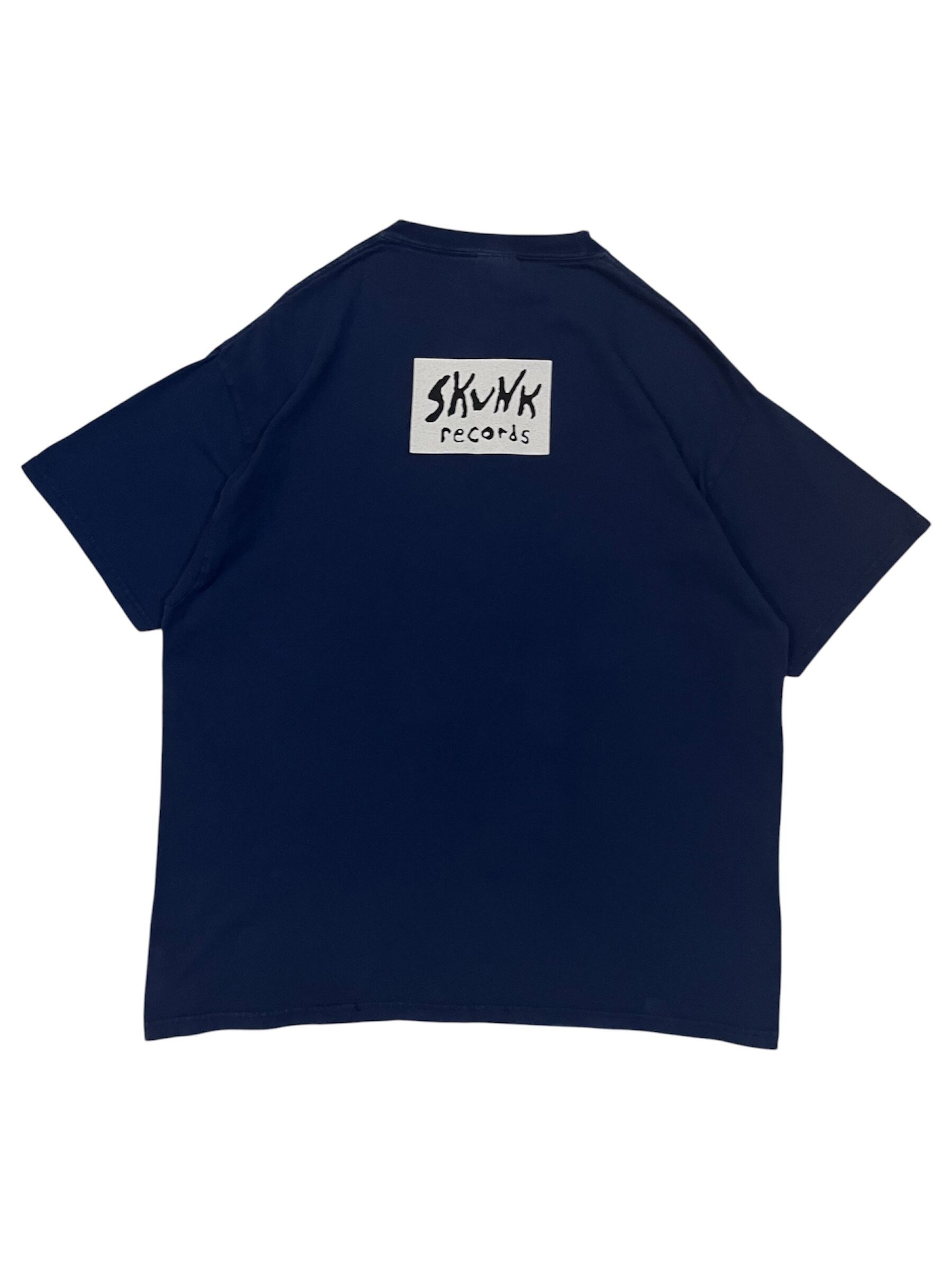 90s〜 Slightly Stoopid Skull Band t-shirt スライトリー