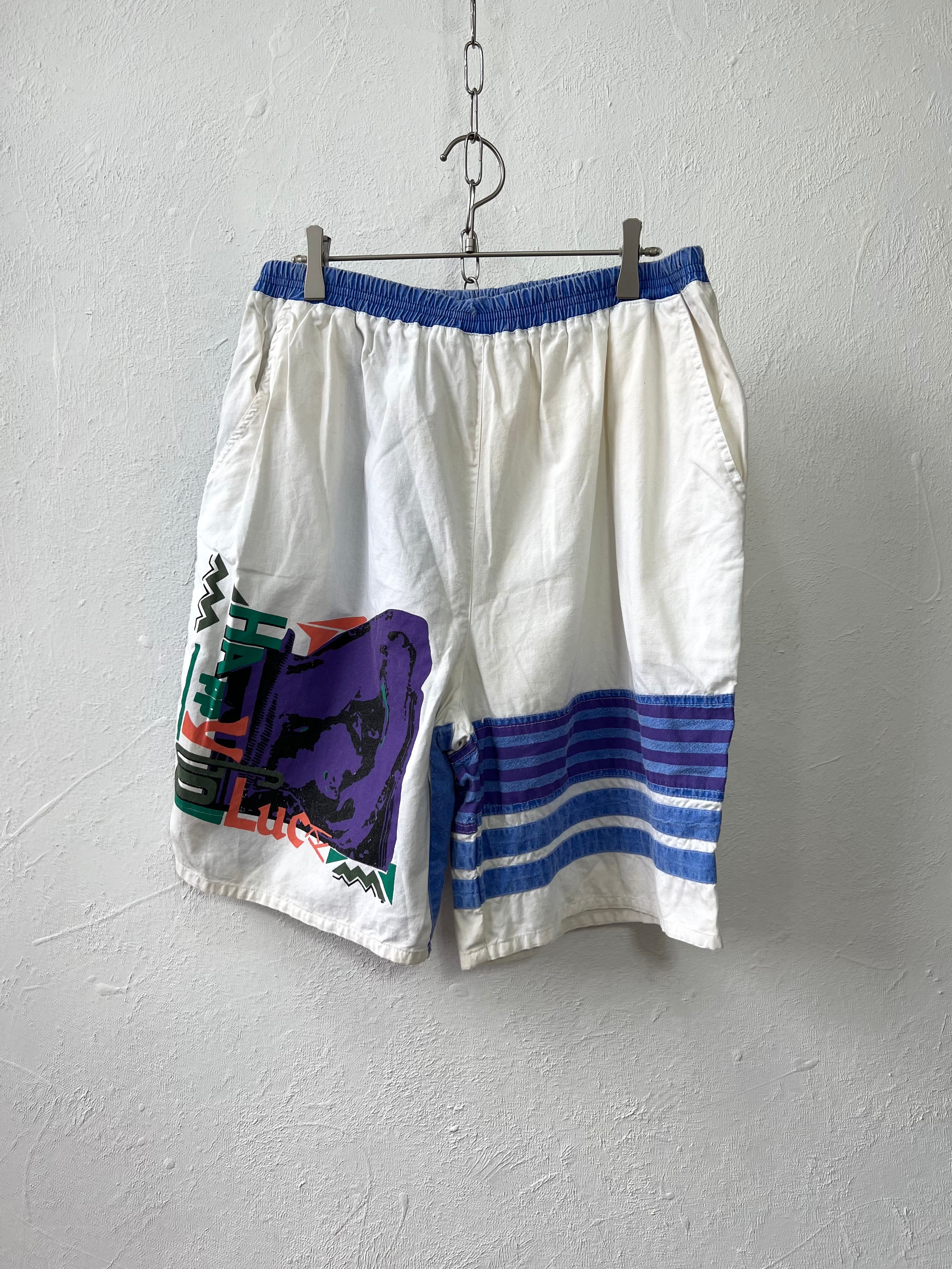 Eur cotton half pants Vintage