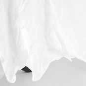【フラメンコ衣装】ホワイト prima boutique プリマブティック ファルダ ペチコート スカート 白 光沢 軽い ボランテ 無地