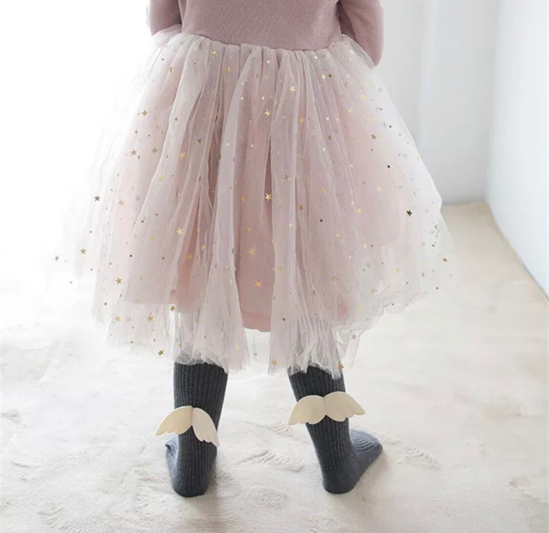 エンジェルタイツ》》》》》》》》》》》》》》ベビー キッズ タイツ エンジェル 天使 あったか 可愛い 海外子供服 キッズファッション インポート プチプラ