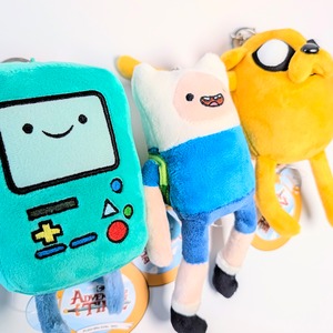 ⚡️US・Korea Exclusive⚡️【 Adventure Time ( アドベンチャータイム ) 】 Plush KeyHolder プラッシュキーホルダー / マスコット / ぬいぐるみキーホルダー〚アメリカン雑貨 アメトイ〛