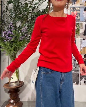 ミュール Mewl ﾗﾒﾘﾌﾞﾊﾞｯｸﾘﾎﾞﾝTOPS　2月納期