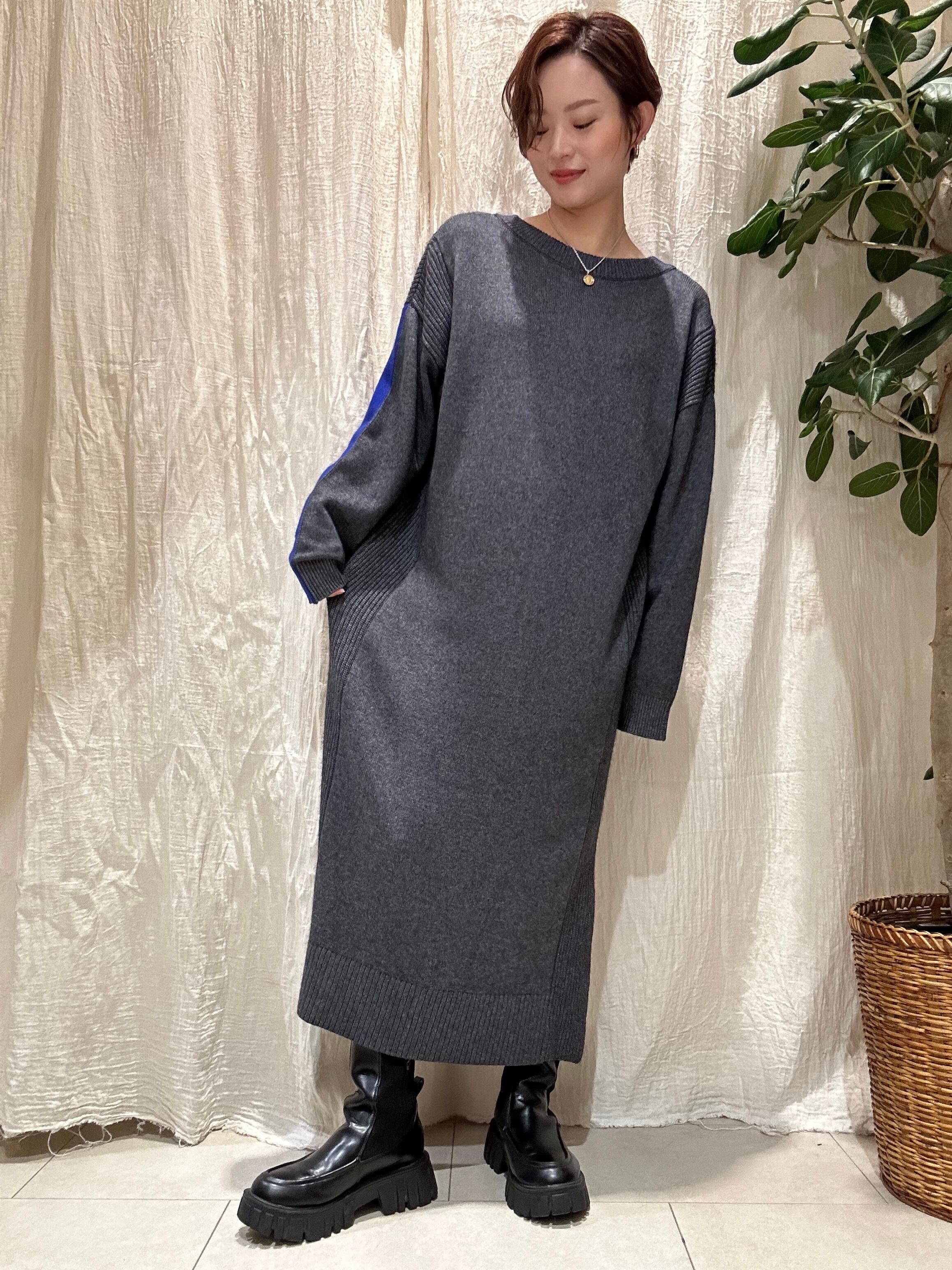 4wayバイカラーロング丈ニット EN'DAY(エンデイ) | EARL