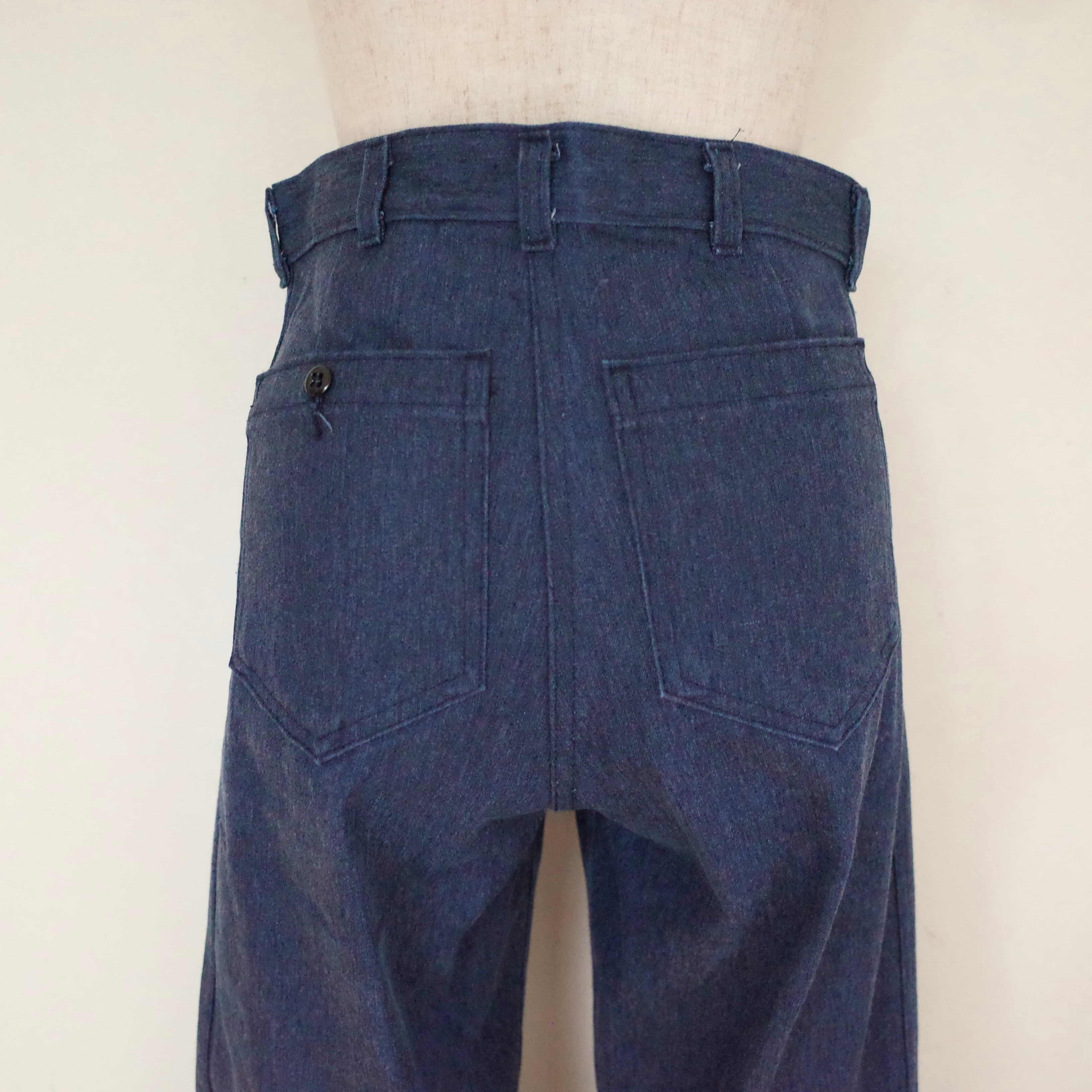 80s navdungaree denim sailor pants | port.