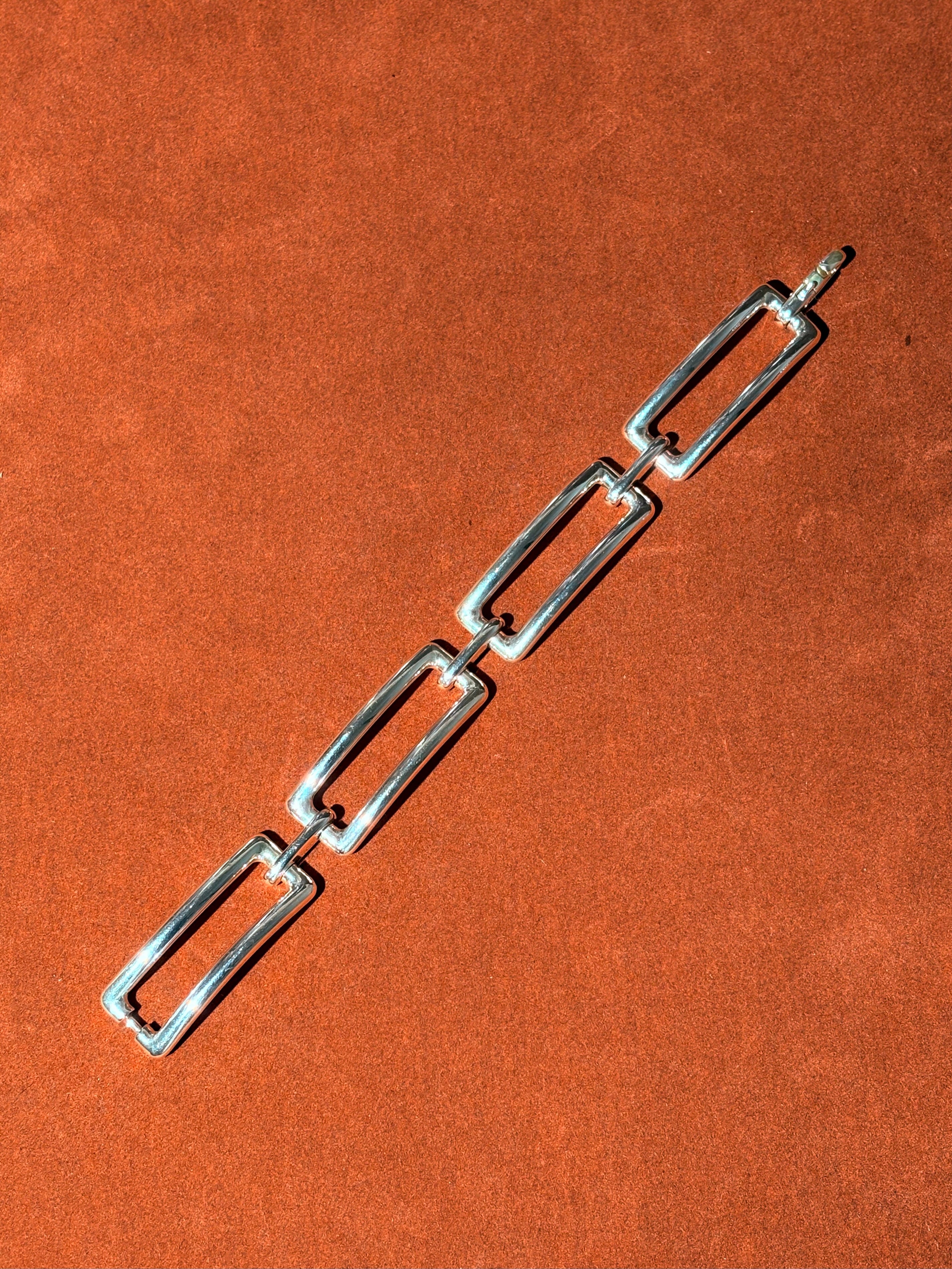 2002 Open Rectangular Link Bracelet -Tiffany & Co-