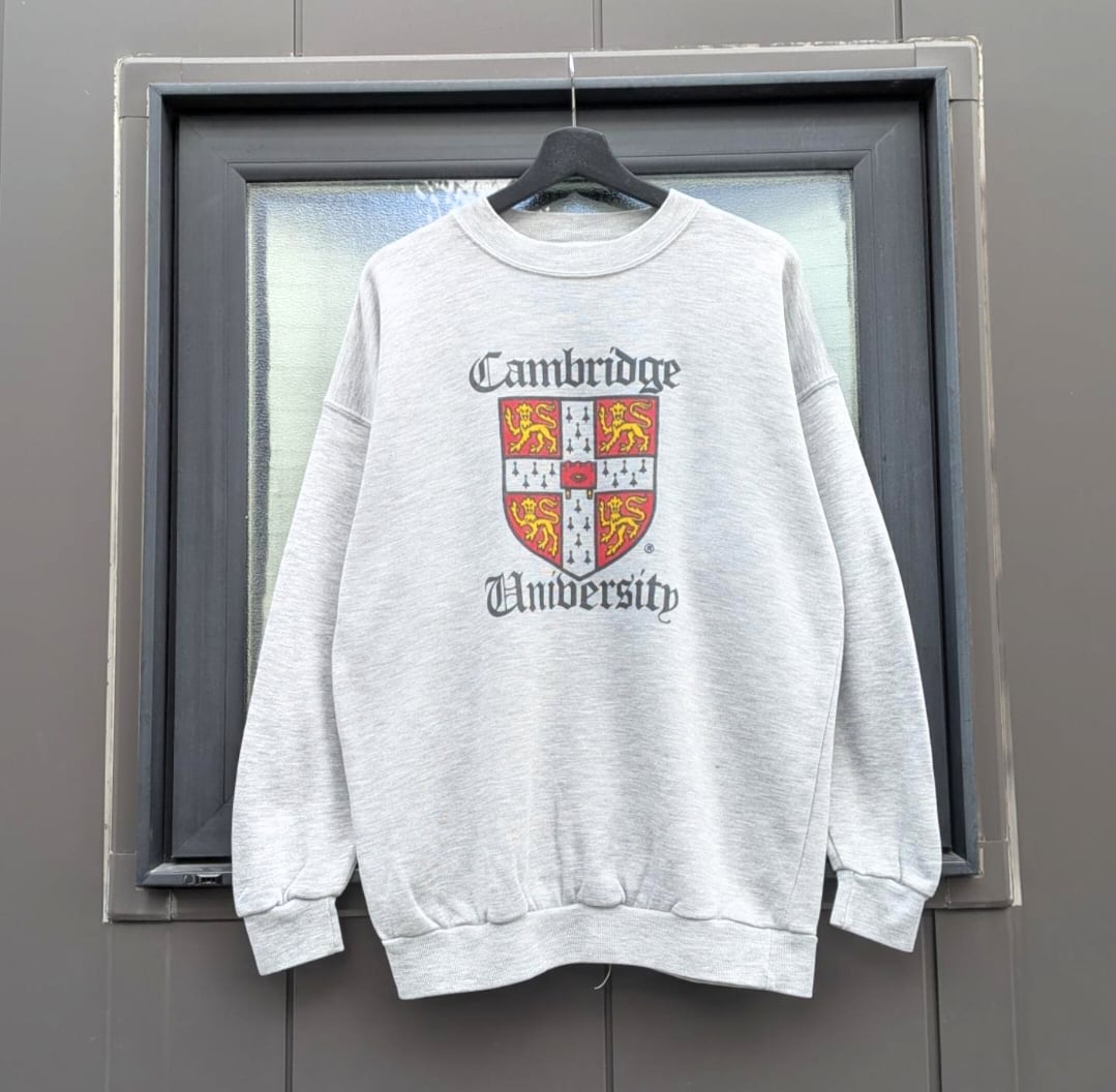 90s oldenglish Cambridge University sweat 小岩店