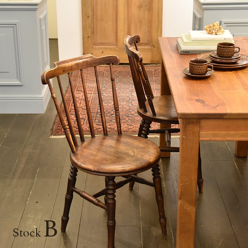 L3710-27-3 英国アンティーク アイベックスチェア キッチンチェア 剥離 Kitchen Chair (Ibex)【B】/ キッチンチェア (アイベックスチェア