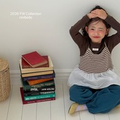 韓国子供服 / ninibello / Tommy Stripe Bustier  / ビスチェ *XS~XXL*