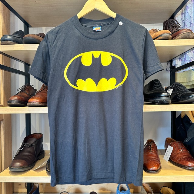 Ⓝ1980'S OLD BATMAN LOGO T-SHIRT BLACK