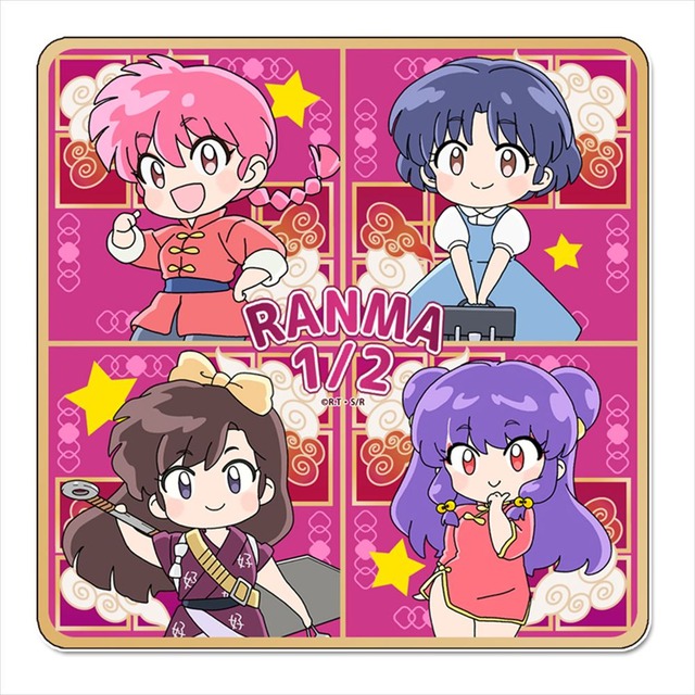 らんま1/2 マグネットステッカー【らんま&あかね&シャンプー&右京】