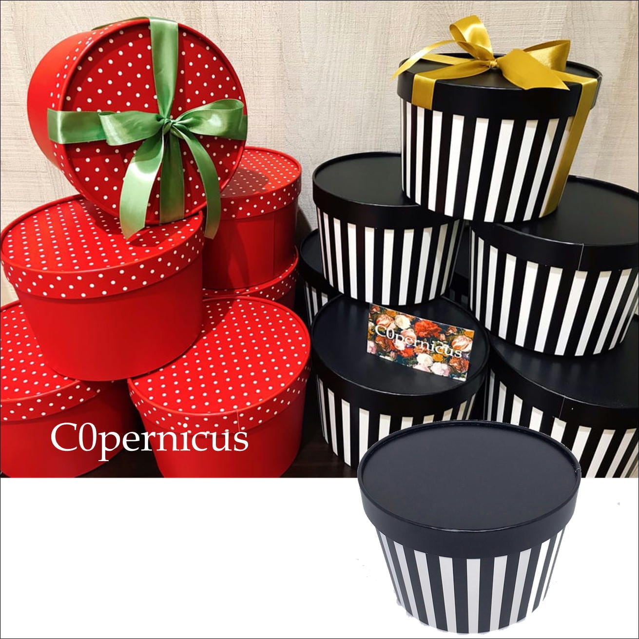 ストライプギフトボックス ラッピング用品/Copernicus | C0pernicus