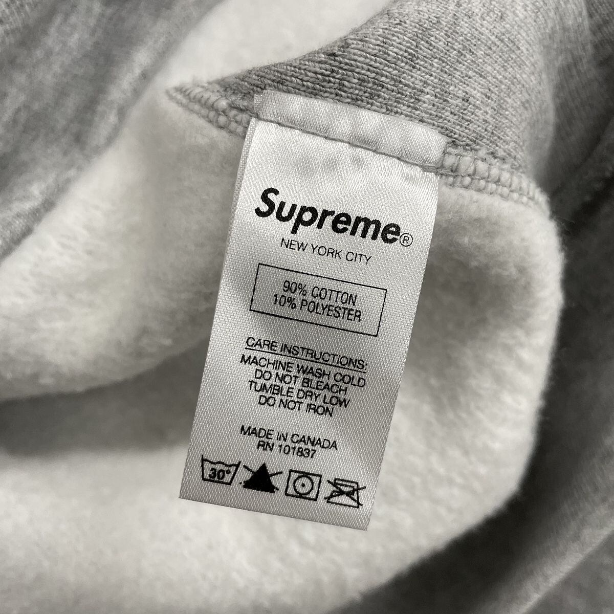 Supreme シュプリーム パーカー 19AW Bandana Box Logo Hooded Sweatshirt バンダナ ボックス ロゴ スウェット シャツ プルオーバー パーカー グレー系 L