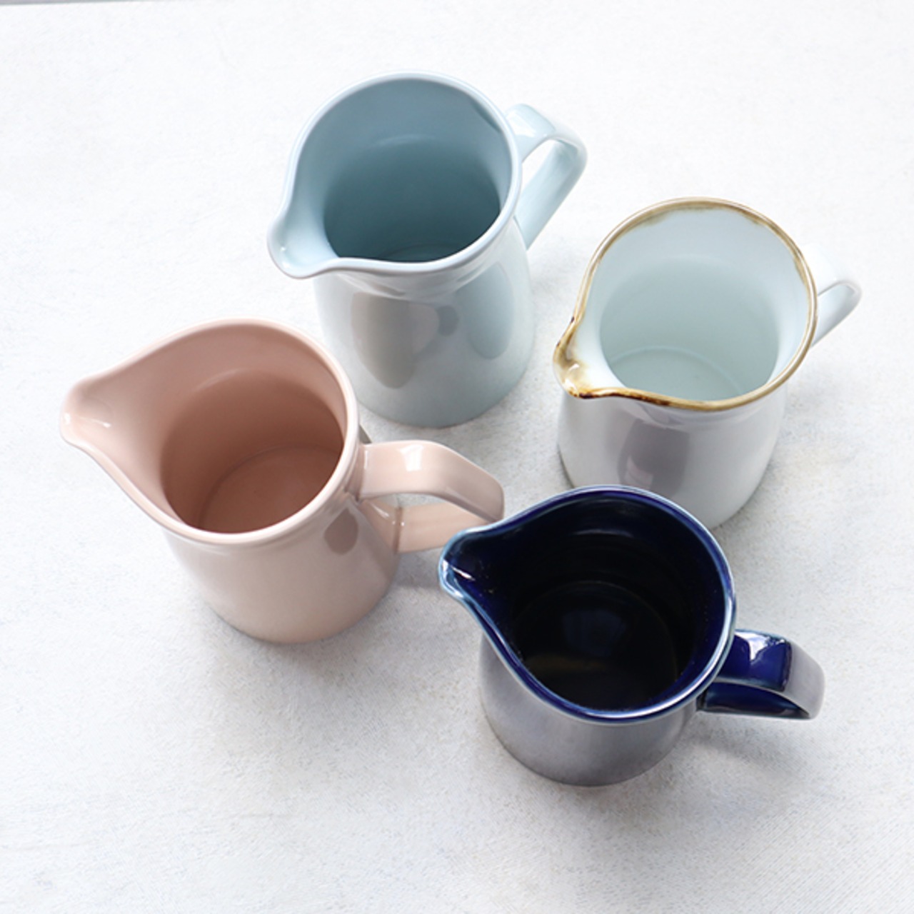 波佐見焼　Jug　水差し（ピンク・ブルーグレー・わら白・ネイビー）花入れ