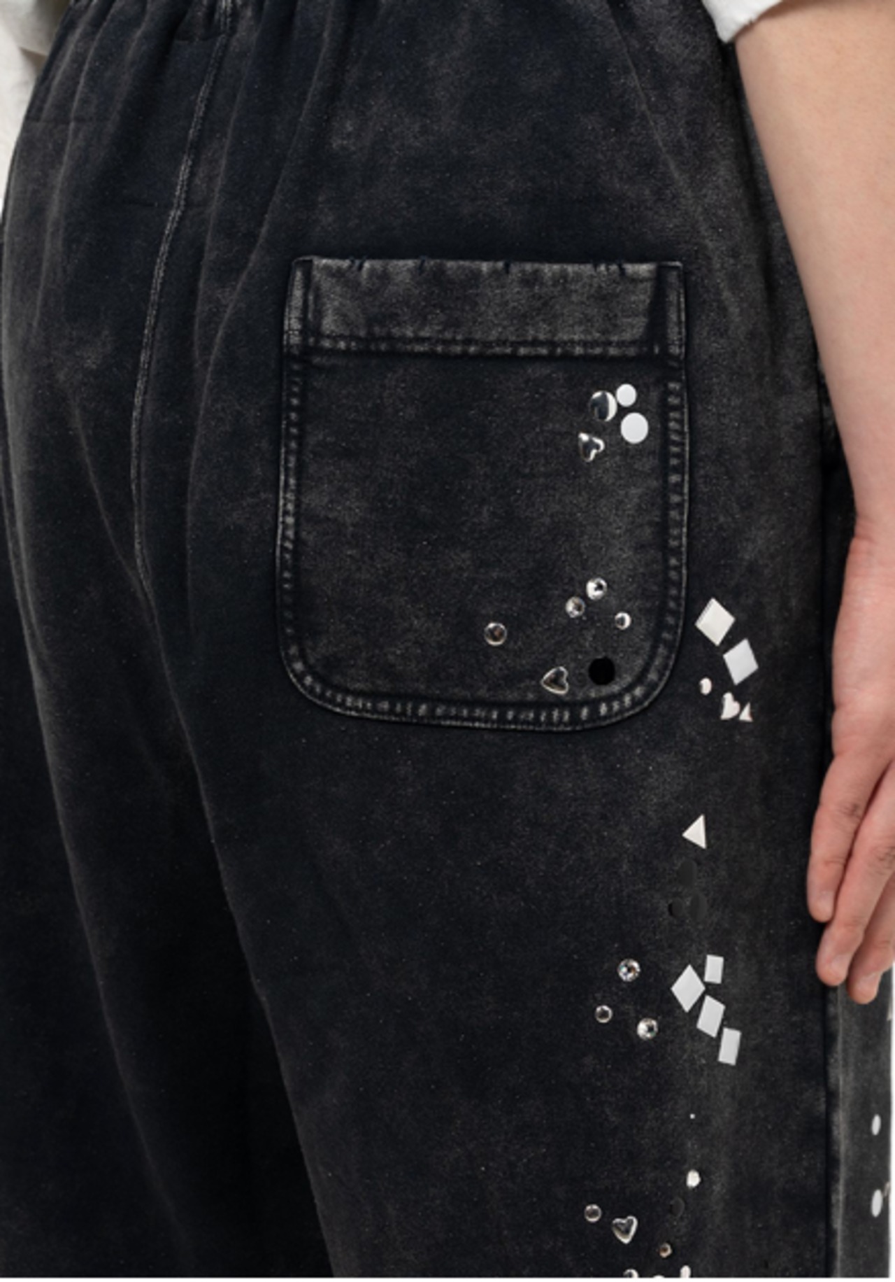 【25AW】Maison MIHARA YASUHIRO ミハラヤスヒロ / EMBLLISHED BLEACH PT / パンツ - 8