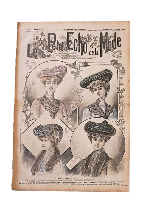 1902s Le Petit Echo de la Mode 44c 永遠の淑女とモード新聞