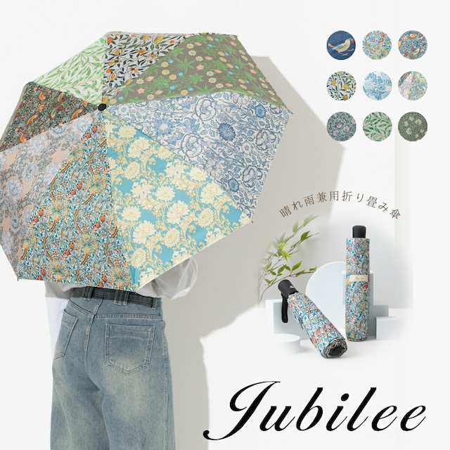 UVカット 晴雨兼用 自動開閉 折りたたみ日傘 UPF40+