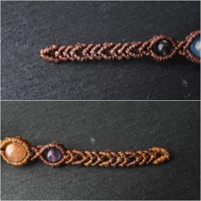 レインボー水晶(アイリスクォーツ)七色天然石*厄除けブレスレット<厄年のお守りに>