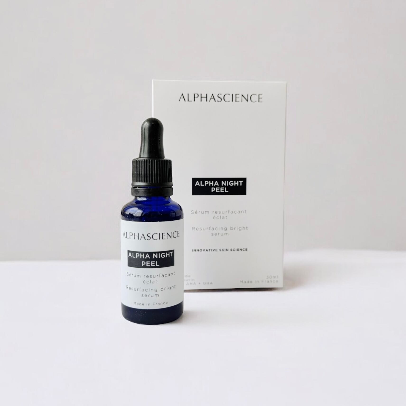 ALPHASCIENCE うるおい滑らか肌セット［ALPHA NIGHT PEEL×HA BOOSTER