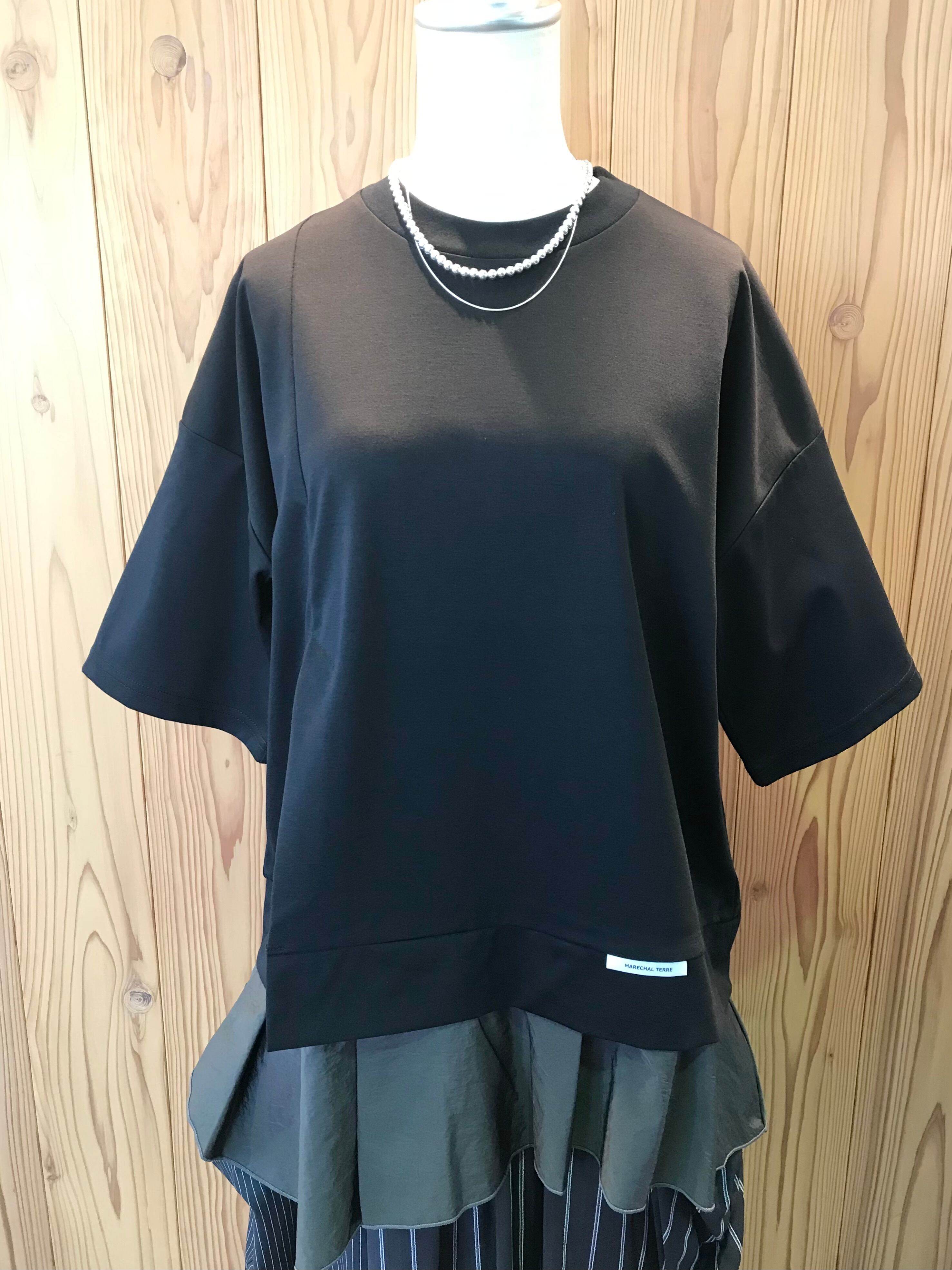 【MARECHAL TERRE】アシメフリルヘムトップス