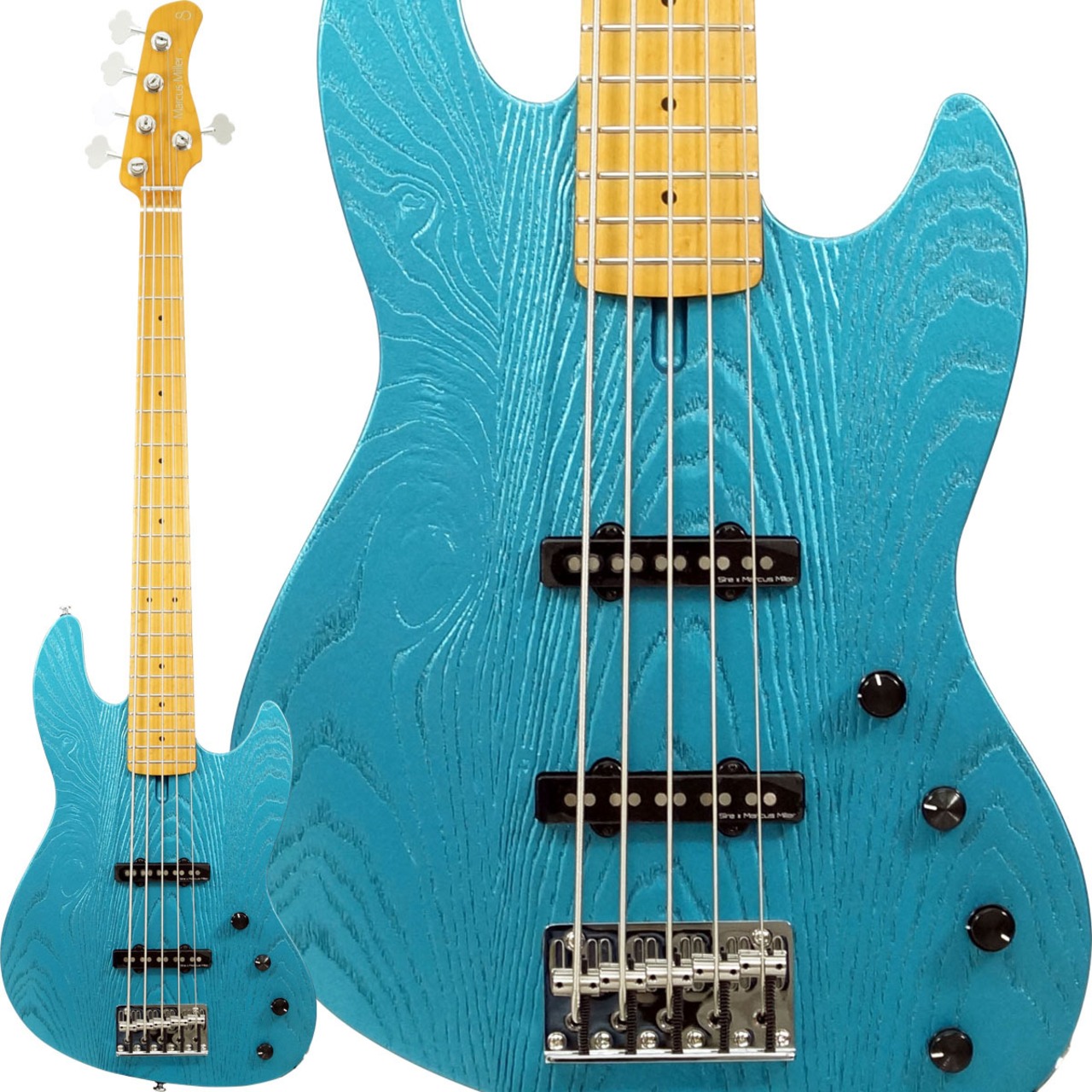 Sire Marcus Miller V6-5String (OTB/Ocean Turquoise Blue) [アッシュTOP/マホガニーBACKボディー 5弦ベース] [アウトレット特価品] 【お買い得セール品】