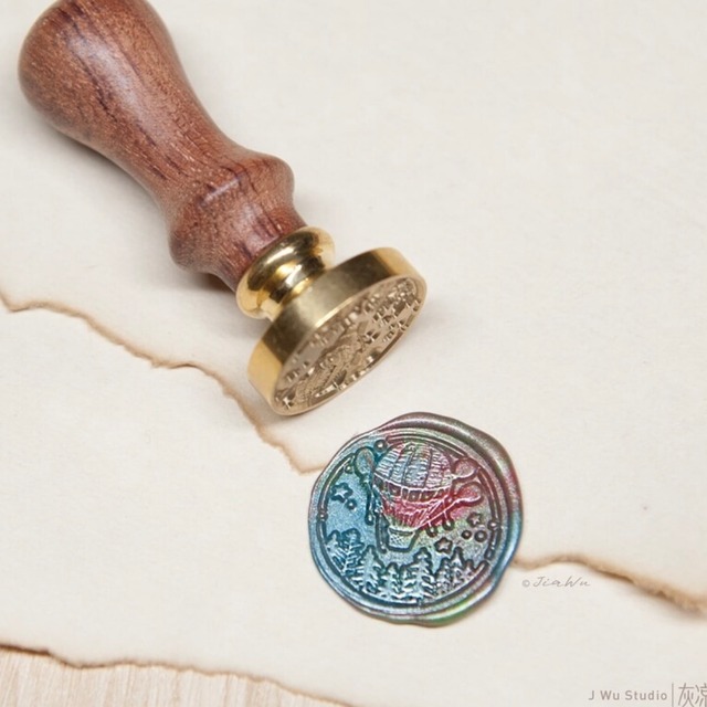 【JWu】Wax Seal Stamp │ Balloon【25mm】