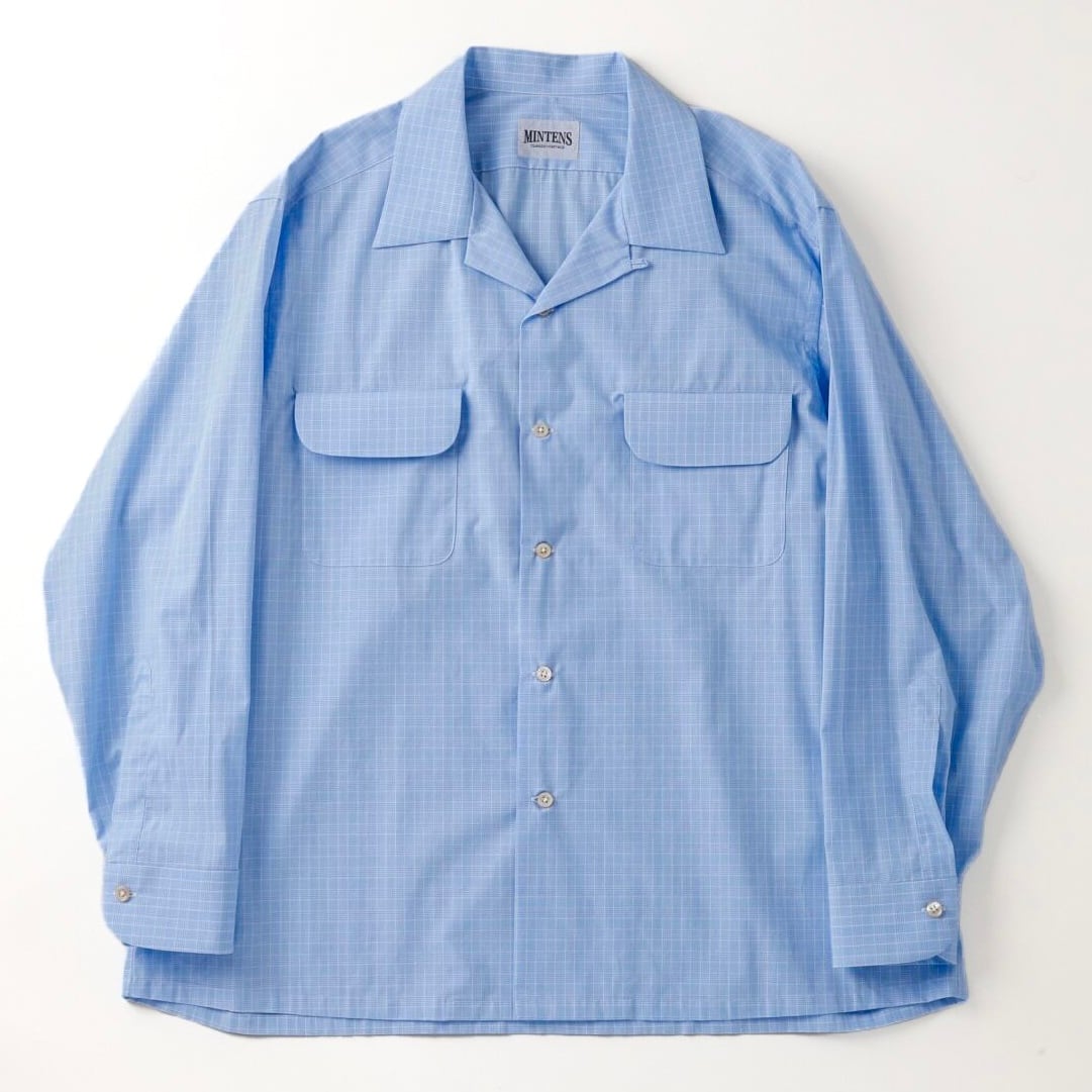 新品】MINTENS 1960s vintage cotton shirts made in Italy fabrics