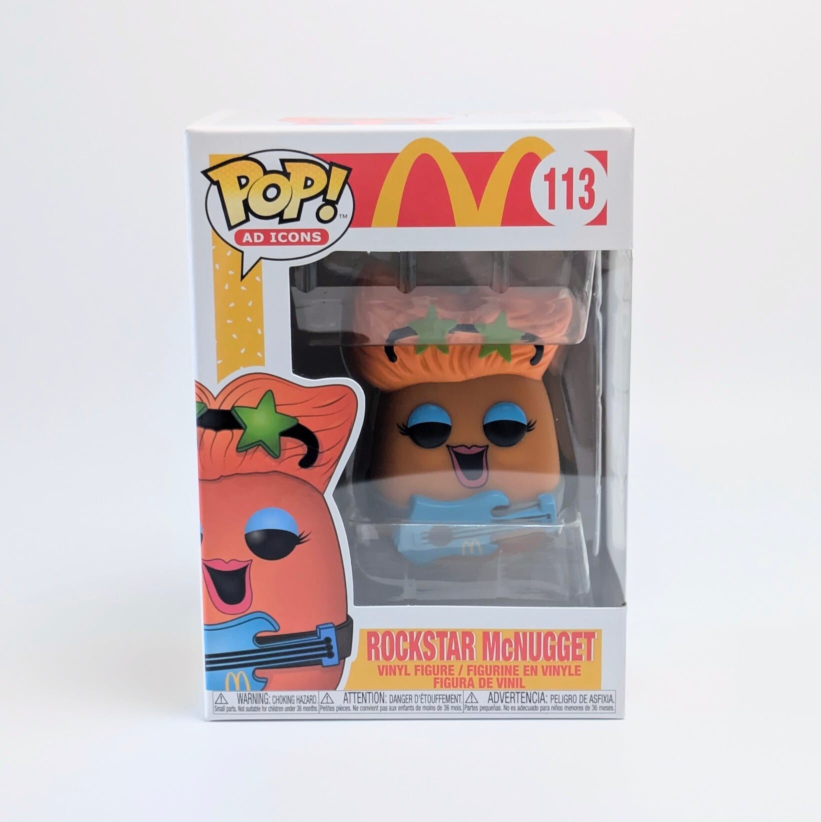 ☆US直輸入☆FUNKO 【 POP! AD ICONS VINYL FIGURE MCDONALDS ROCKSTAR McNUGGET（ マクドナルド ロックスター マックナゲット ）】 ビニールフィギュア〚アメリカン雑貨 アメトイ〛