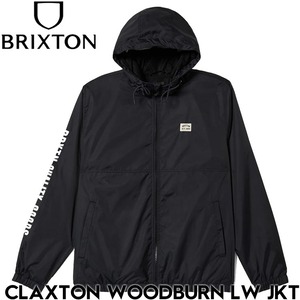 ナイロンジャケット BRIXTON ブリクストン CLAXTON WOODBURN LW JKT  03455 BLACK 日本代理店正規品