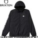 ナイロンジャケット BRIXTON ブリクストン CLAXTON WOODBURN LW JKT 03455 BLACK 日本代理店正規品L