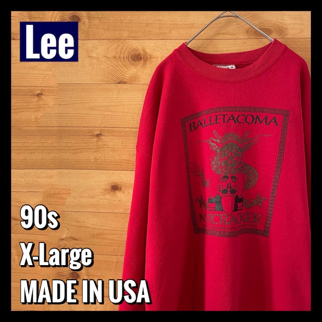 【Lee】90s USA製 スウェット トレーナー  XL アメリカ古着